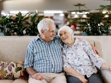 Retiring couple