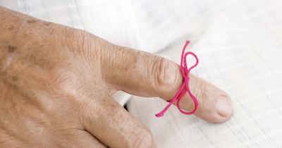 Finger with knot