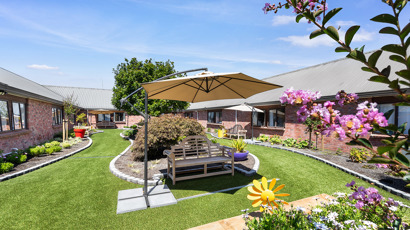 Garden at Rossendale Care Home