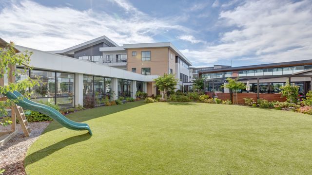 Outside Garden Parkstone Retirement Village