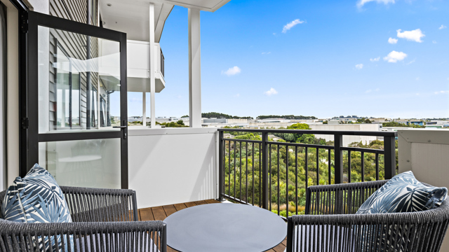 Hugh green views from apartment