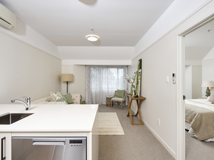 Kitchen and Living Room Cedar Manor