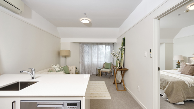 Kitchen and Living Room Cedar Manor