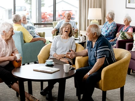 Laughing In A Retirement Village