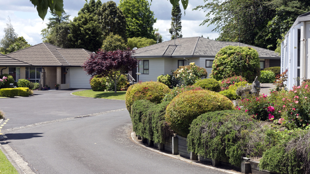 The Gardens Retirement Village Villa Exterior Road