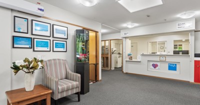 Reception of Sunset Care Home