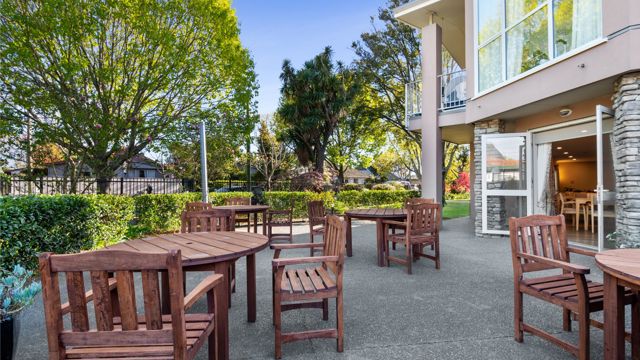 Patio Cashmere View Retirement Village