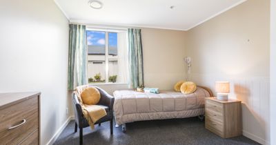 Upper Hutt aged care bedroom