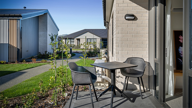 Outdoor Patio Ashford Retirement Village