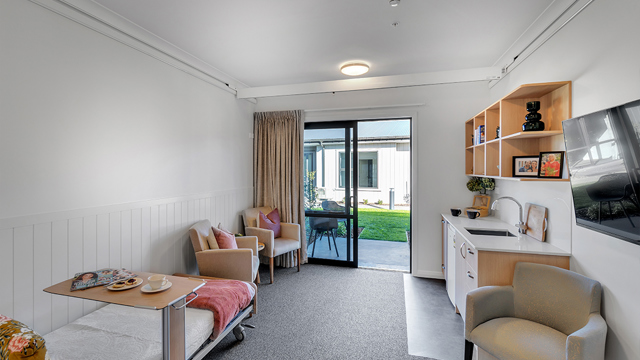 Aged care room in Prebbleton in Christchurch