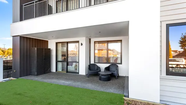 Rangitata apartment - patio 