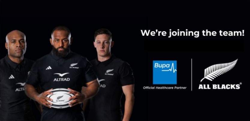 Bupa partners with the All Blacks