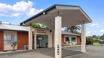 Merrivale Care Home front entrance 
