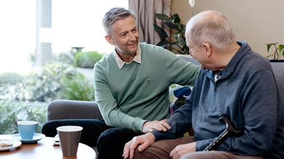 Father son at Bupa Care Home