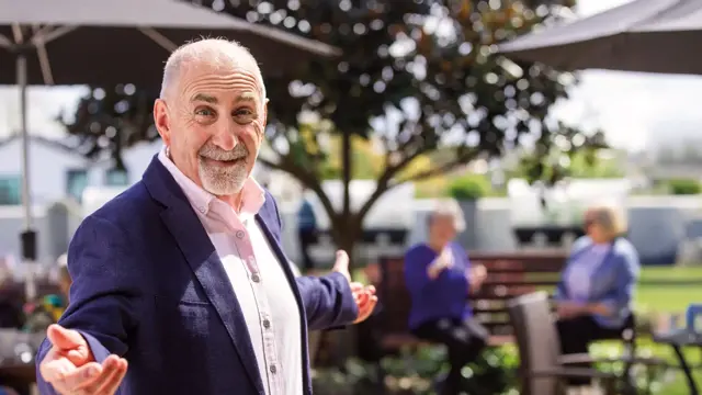 Greg at the Bupa Retirement Village Open Day