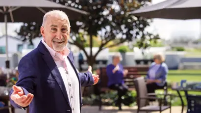 Greg at the Bupa Retirement Village Open Day