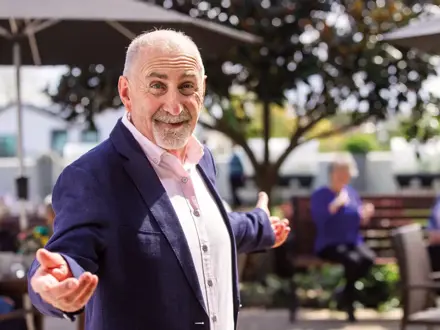Greg at the Bupa Retirement Village Open Day