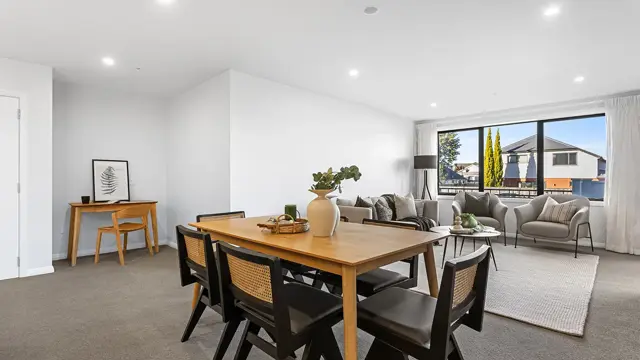 Rangitata apartment - dinning and lounge 