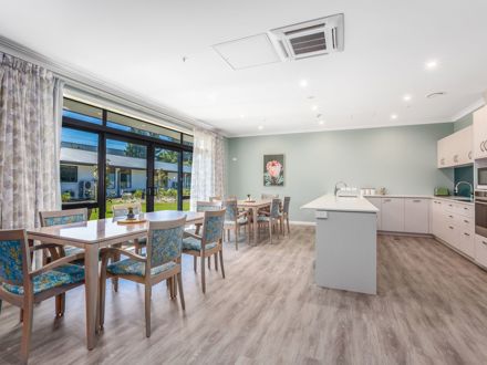 Bupa Riverstone Retirement Village Serviced Apartment Communal Kitchen