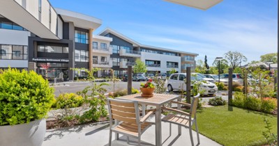 Outside parkstones retirement village