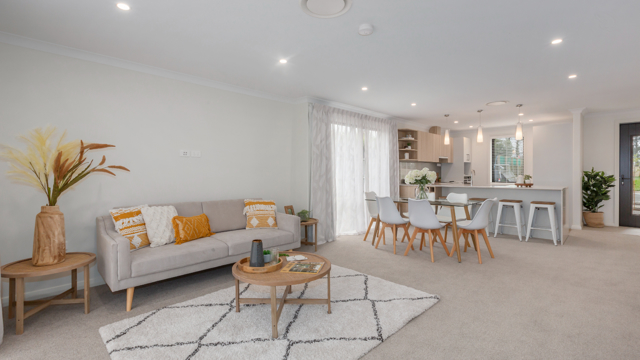 Totara Retirement Village Villa Kitchen and Living Room
