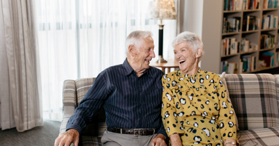 Married couple at fergusson village