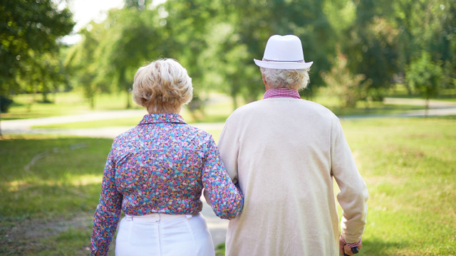 Retired couple