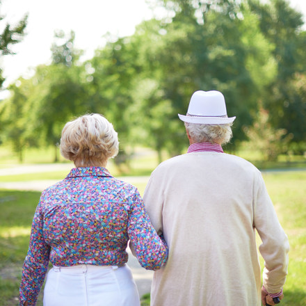 Retired couple