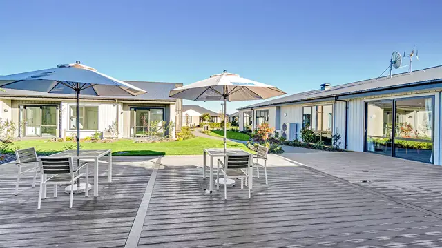 Willowbank Retirement Village Communal Outdoor Seating 