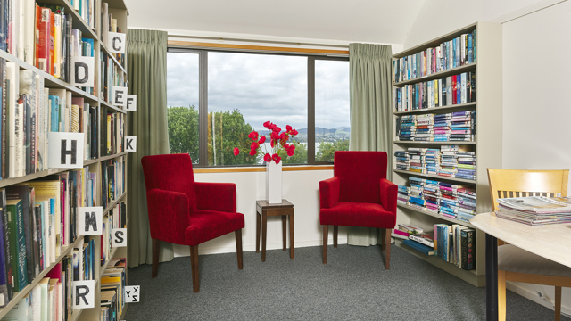 Library Area Cedar Manor