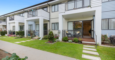 exterior of apartments 