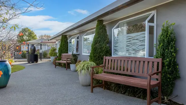 Outdoor bench