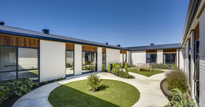 Garden Courtyard Napier Aged Care