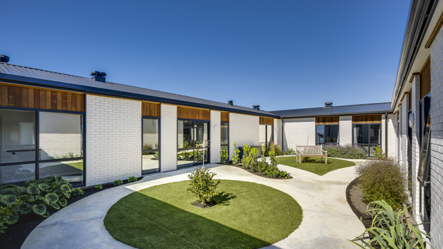 Garden Courtyard Napier Aged Care