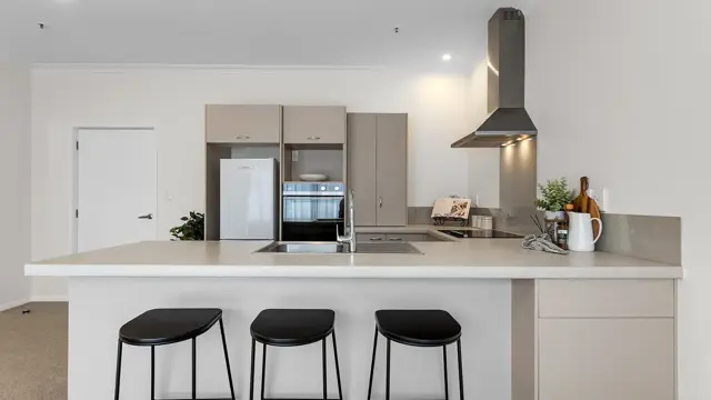 Te Puke - one bed apartment kitchen 