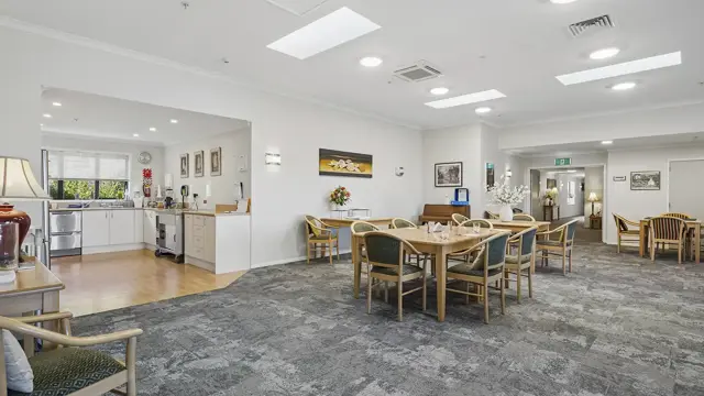 Bupa Winara Retirement Village - community kitchen and dining 