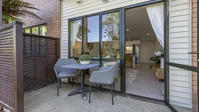 New Lynn apartment patio
