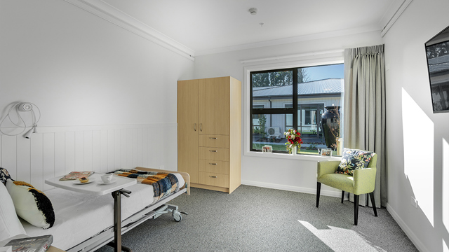 Bedroom in Totara Gardens Care Home