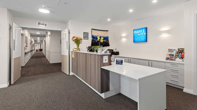 Merrivale Care Home reception desk 