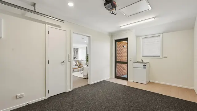 Redwood villa 33 - garage with backdoor  