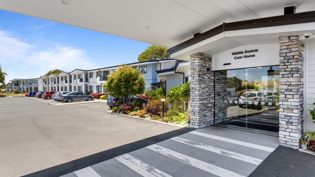 Entrance of Wattle Downs aged care