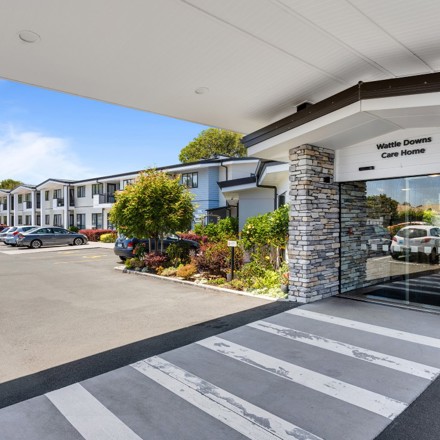 Entrance of Wattle Downs aged care