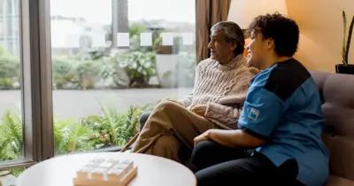 Psychogeriatric Resident with Bupa staff member