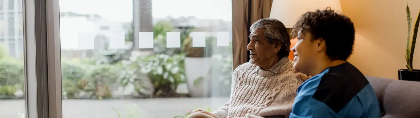 Psychogeriatric Resident with Bupa staff member