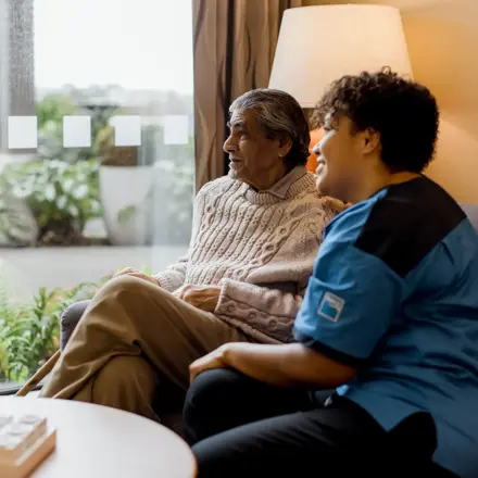 Psychogeriatric Resident with Bupa staff member