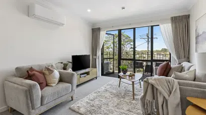 New Lynn apartment lounge