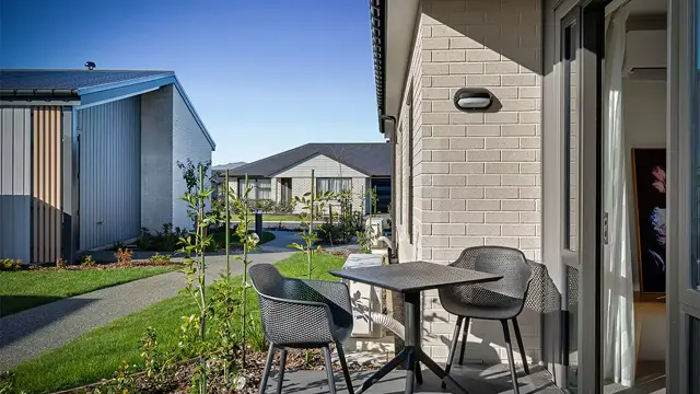 Willowbank Retirement Village Villa Outdoor Area