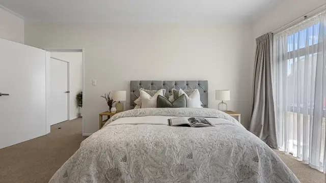 Te Puke - one bed apartment bedroom
