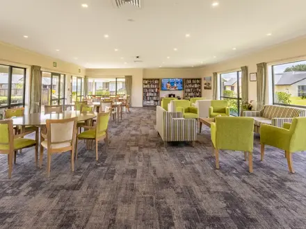 Longwood Retirement Village _ community centre lounge