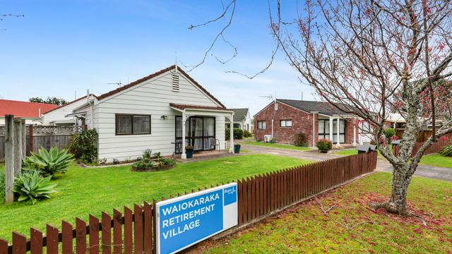 Waiokaraka Retirement Village Front Entrance Sign